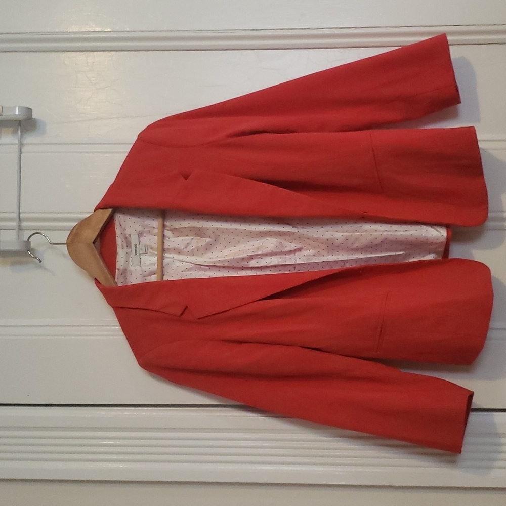 Kensie tomato red blazer M